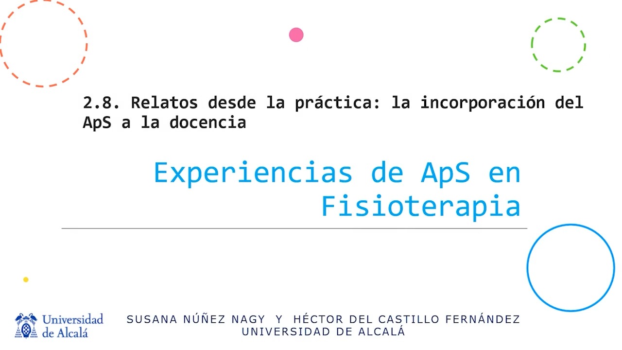 Módulo 2 - Tendiendo puentes: incorporamos el ApS a nuestras titulaciones. 2.8. Relatos desde la práctica: la incorporación del ApS a la docencia. 2.8.3. Relatos desde la incorporación en asignaturas obligatorias y optativas en la UAH