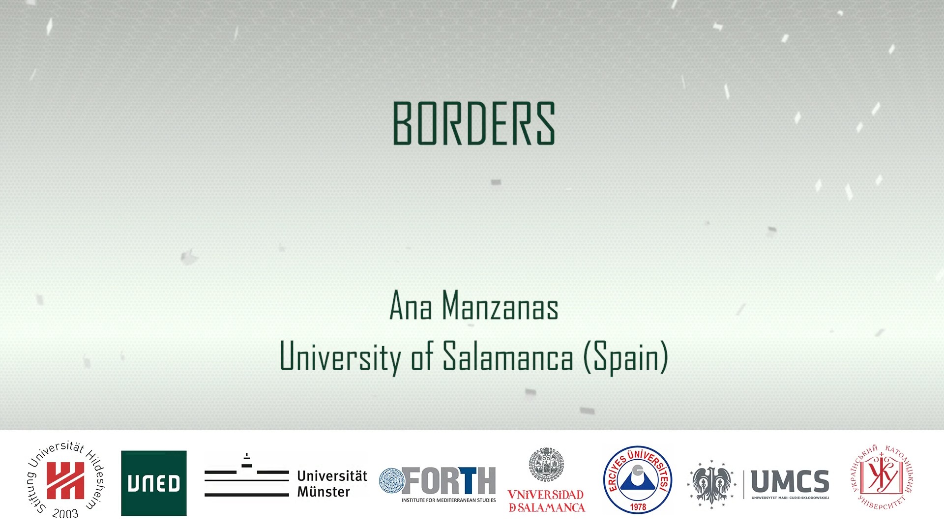 UNIT 1. Border politics. Borders