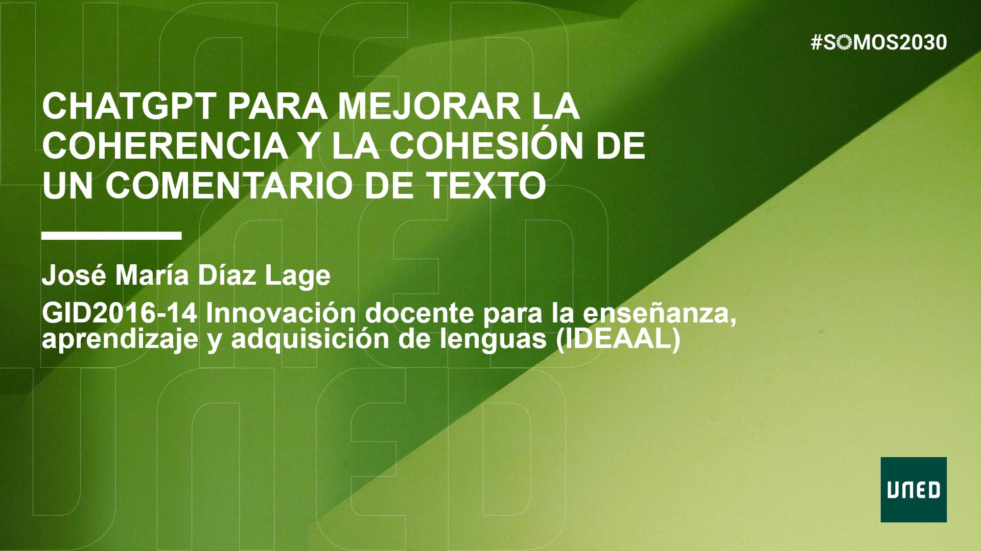 ChatGPT para mejorar la coherencia y la cohesión de un comentario de texto