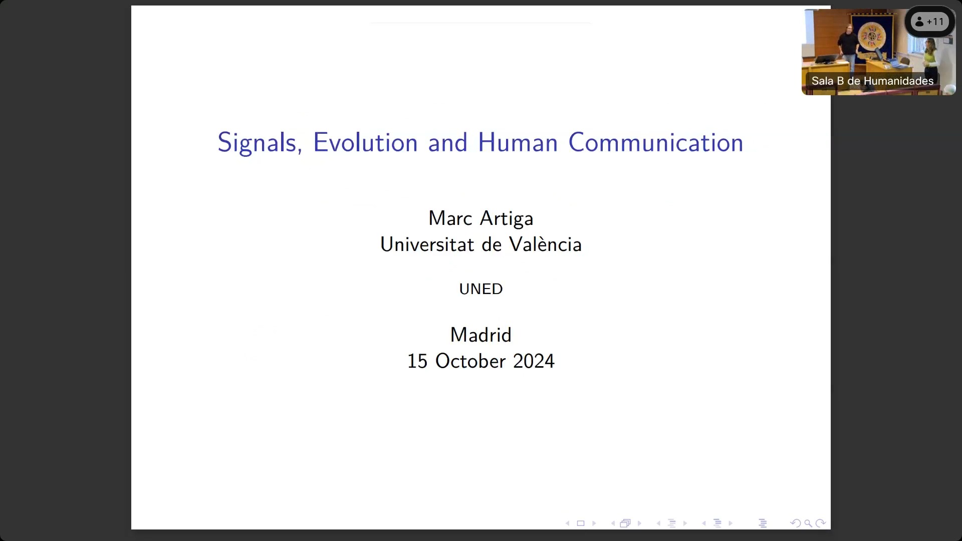 Signals, Evolution and Human Communication