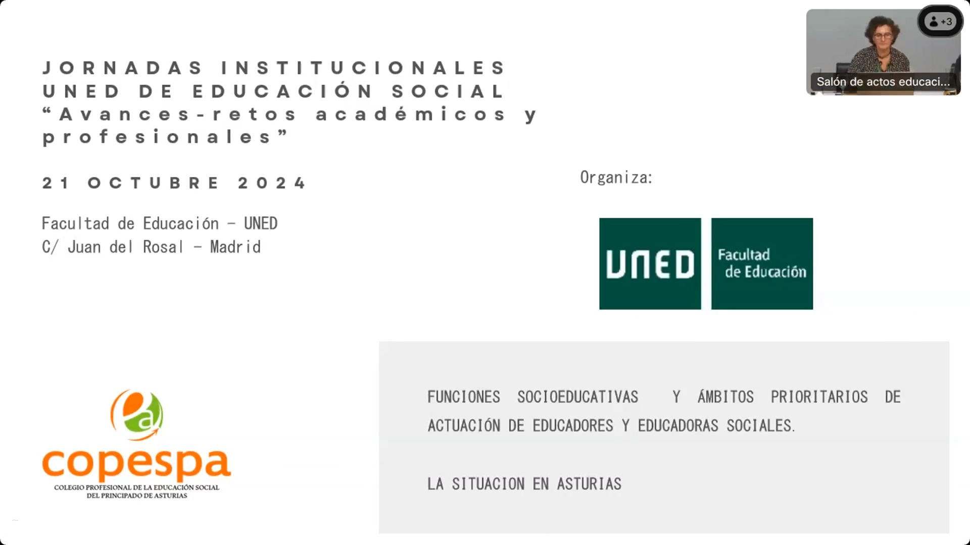 Funciones socioeducativas y ámbitos prioritarios de actuación de educadores y educadoras sociales. La situación en Asturias