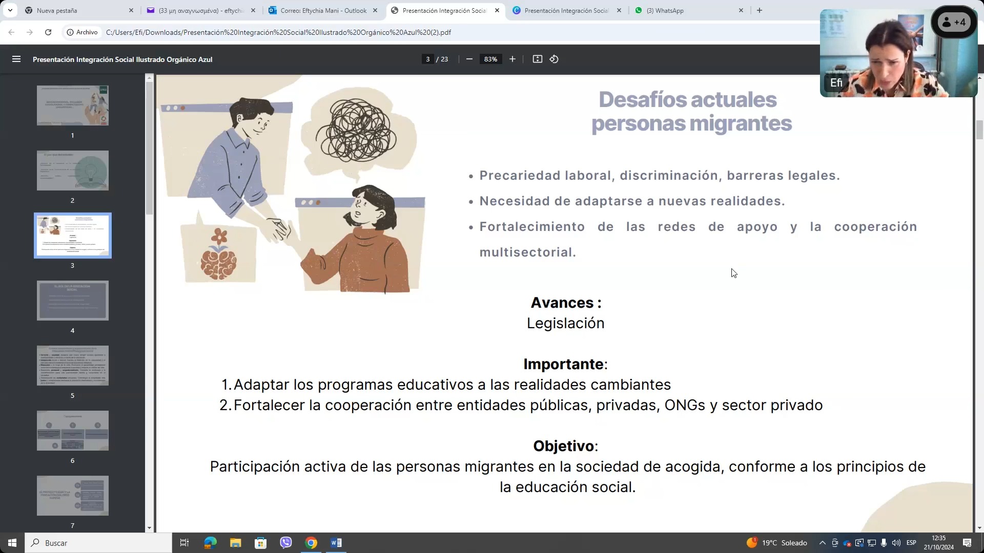 El TFG: conexión académica y profesional con los entornos profesionales de la Educación Social