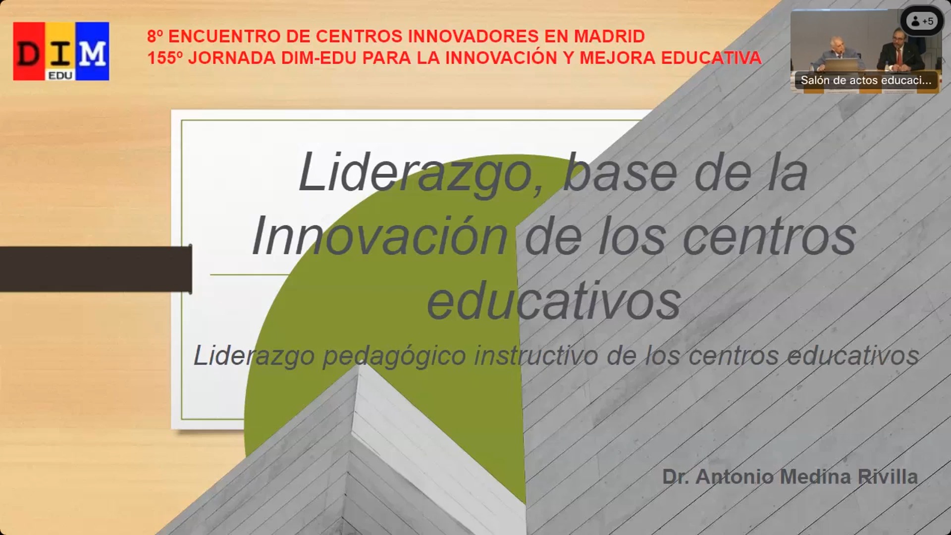 Ponencia1: Liderazgo, base de la Innovación de los centros educativos