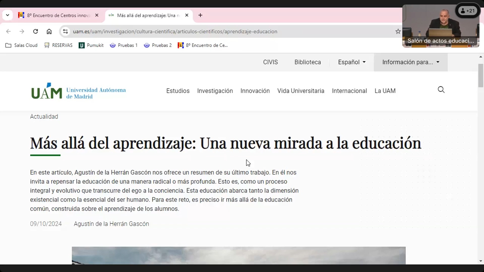 Ponencia 4: Más allá del aprendizaje: Hacia una Educación Plena