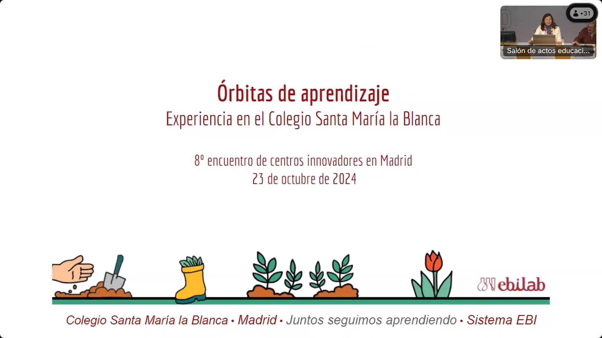 Experiencias en el Colegio Santa Mª la Blanca