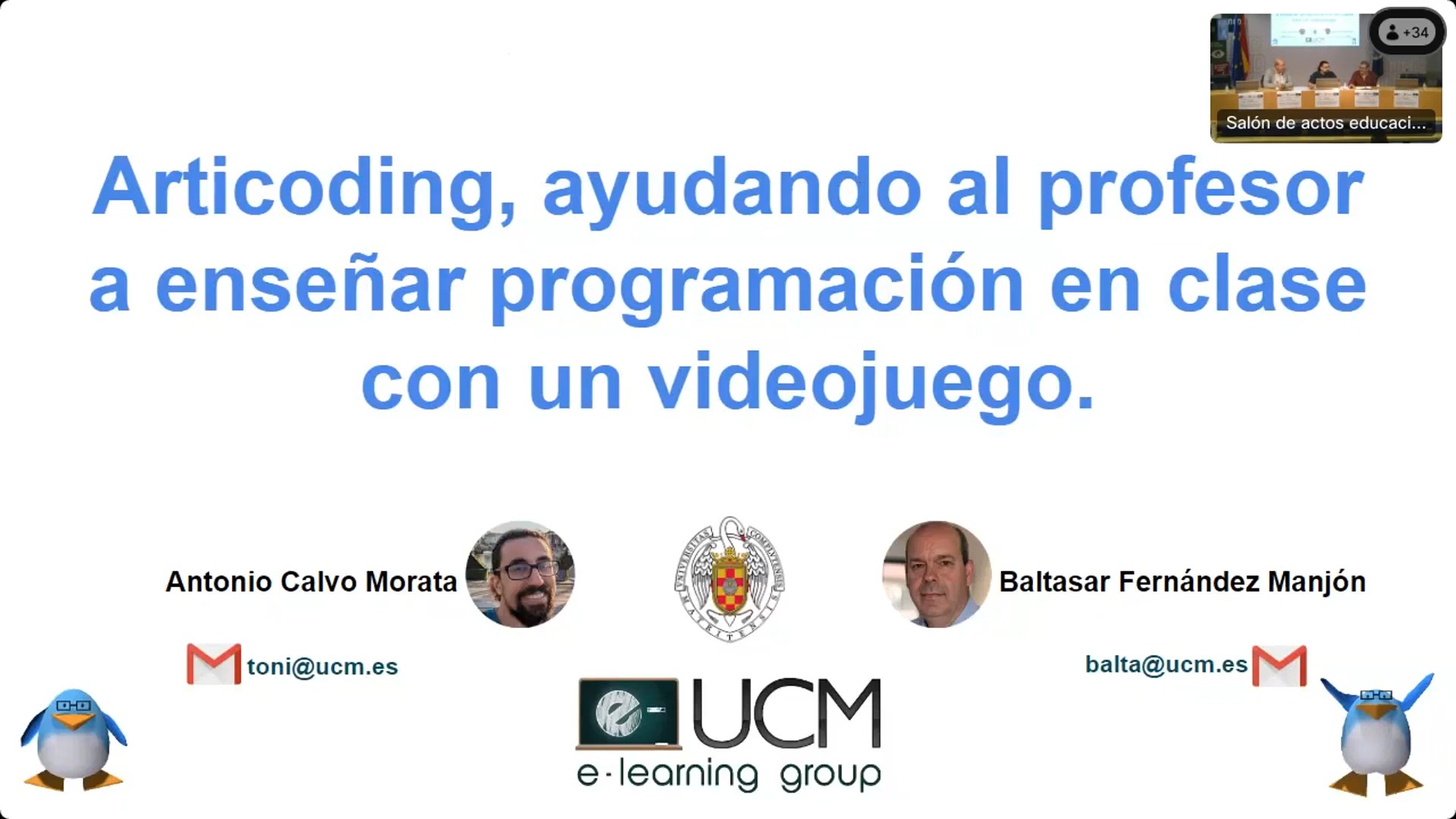 Articoding: ayudando al profesor a enseñar programación en clase con un videojuego