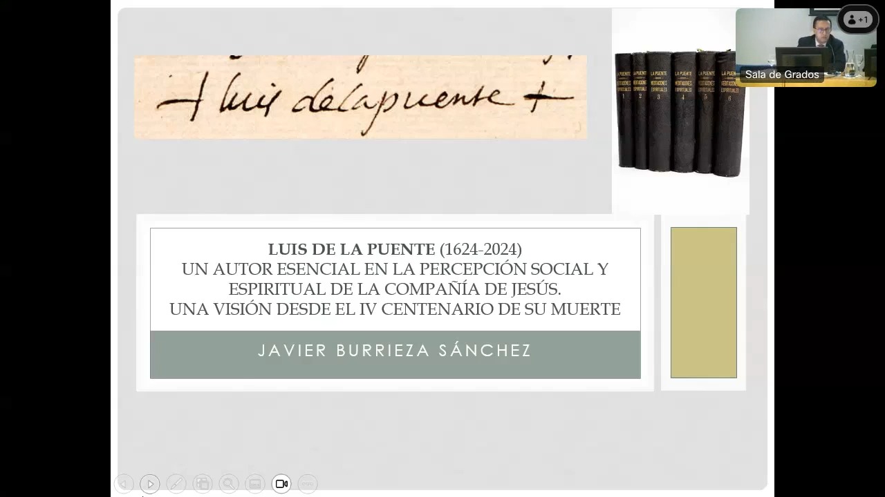 Luis de la Puente, un autor esencial en la percepción social y espiritual de la Compañía de Jesús. Una visión desde el IV centenario de su muerte (1624-2024)