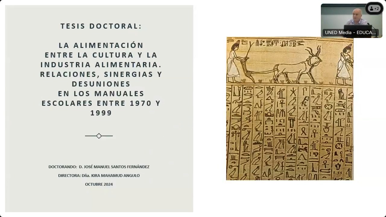 Tesis doctoral: La alimentación entre la cultura y la industria alimentaria. Relaciones, sinergía y desuniones en los manuales escolares entre 1970 y 1999