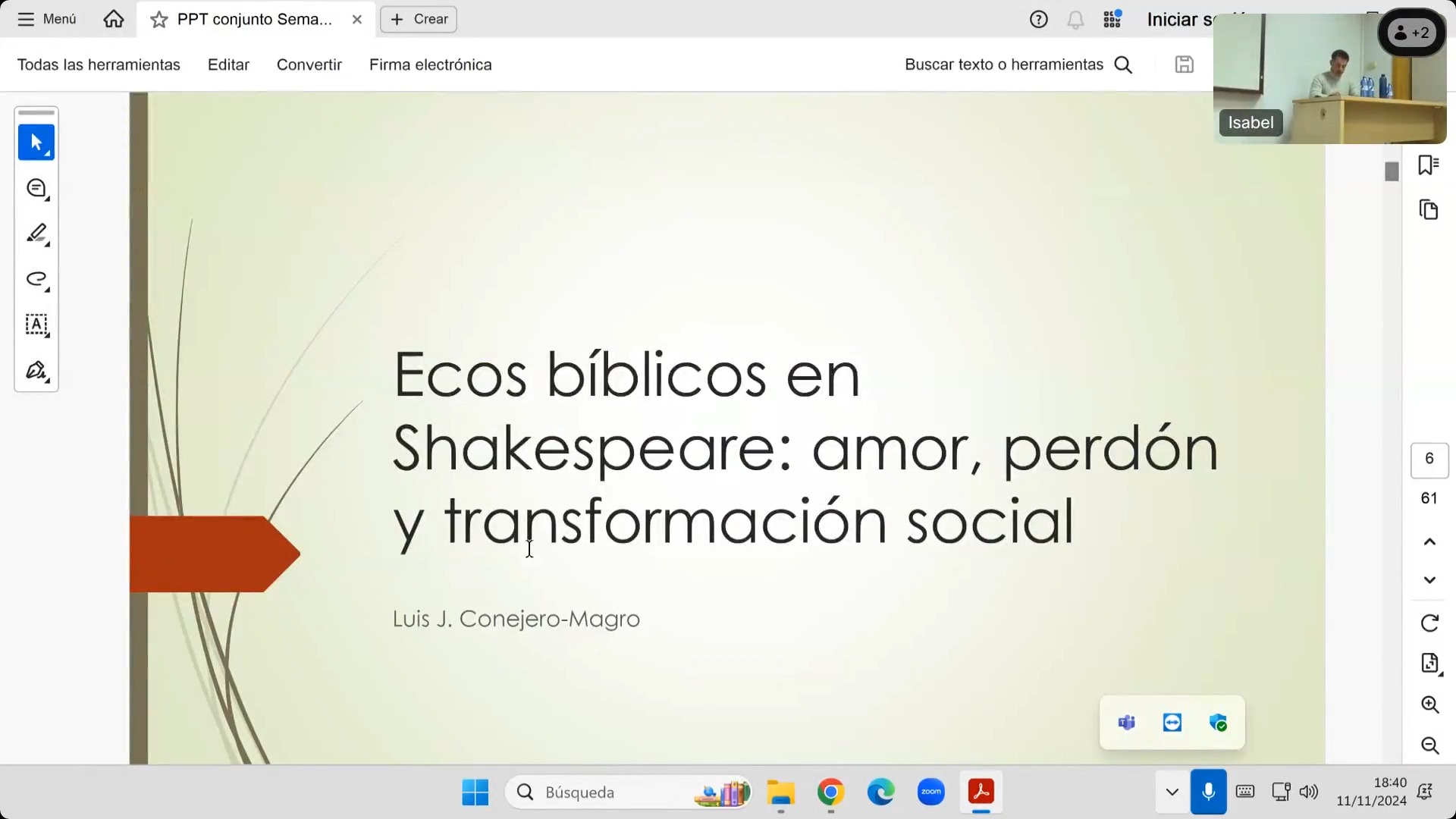 Ecos bíblicos en Shakespeare: amor, perdón y transformación social