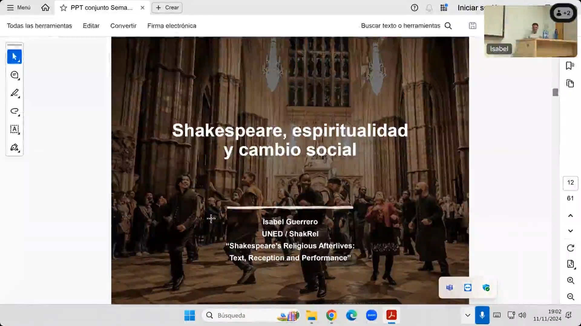 El mundo como escenario: la representación de las obras de Shakespeare en espacios religiosos