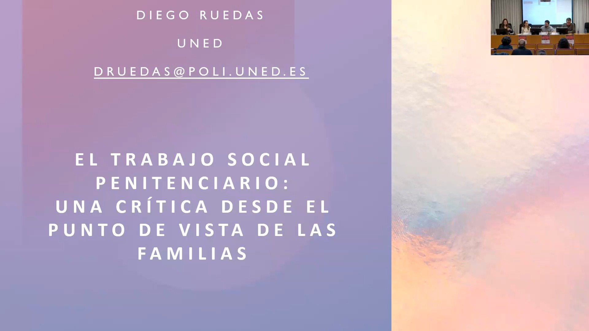 El trabajo social penitenciario: una crítica desde el punto de vista de las familias