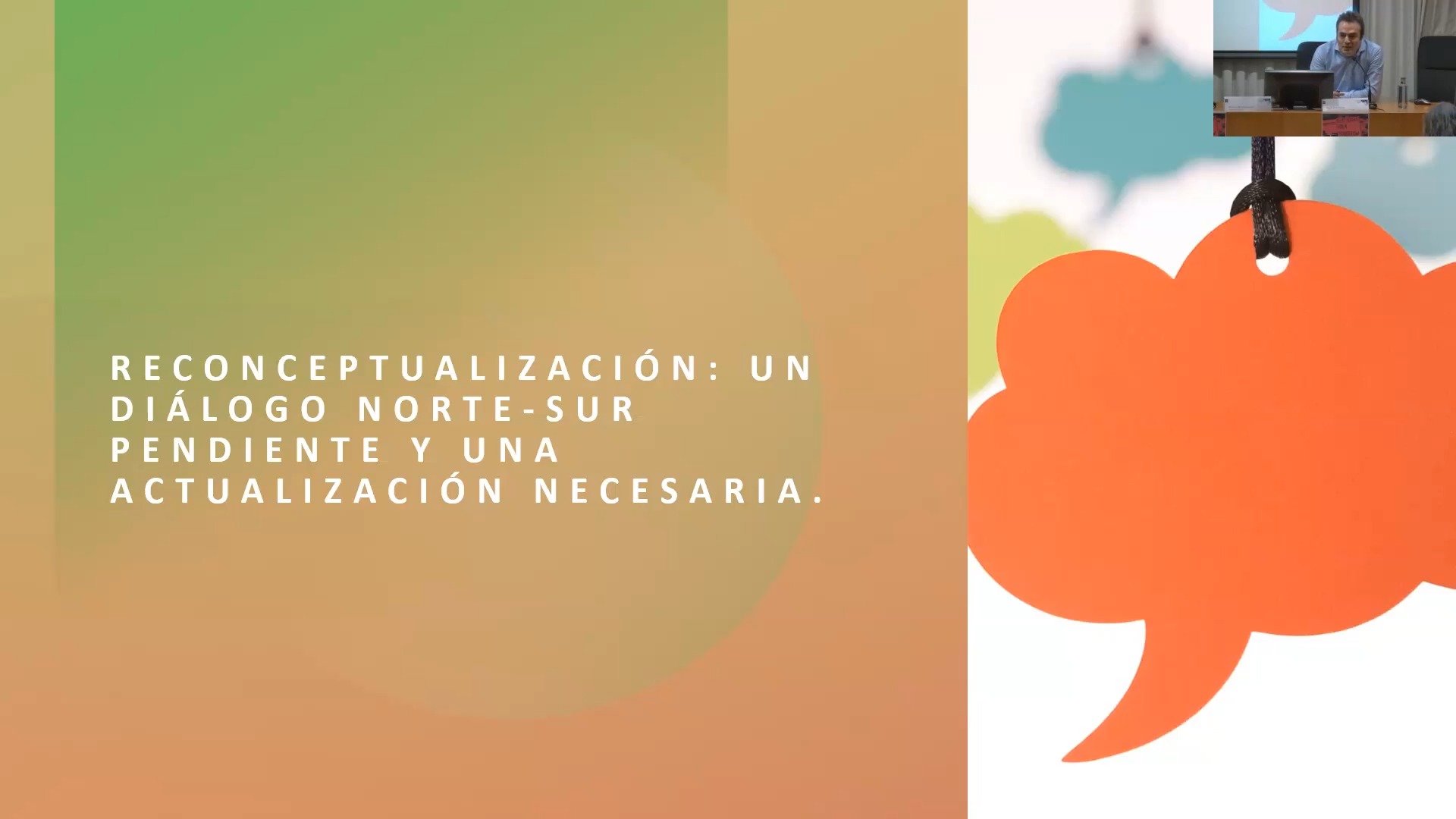 Reconceptualización: un diálogo Norte-Sur pendiente y una actualización necesaria