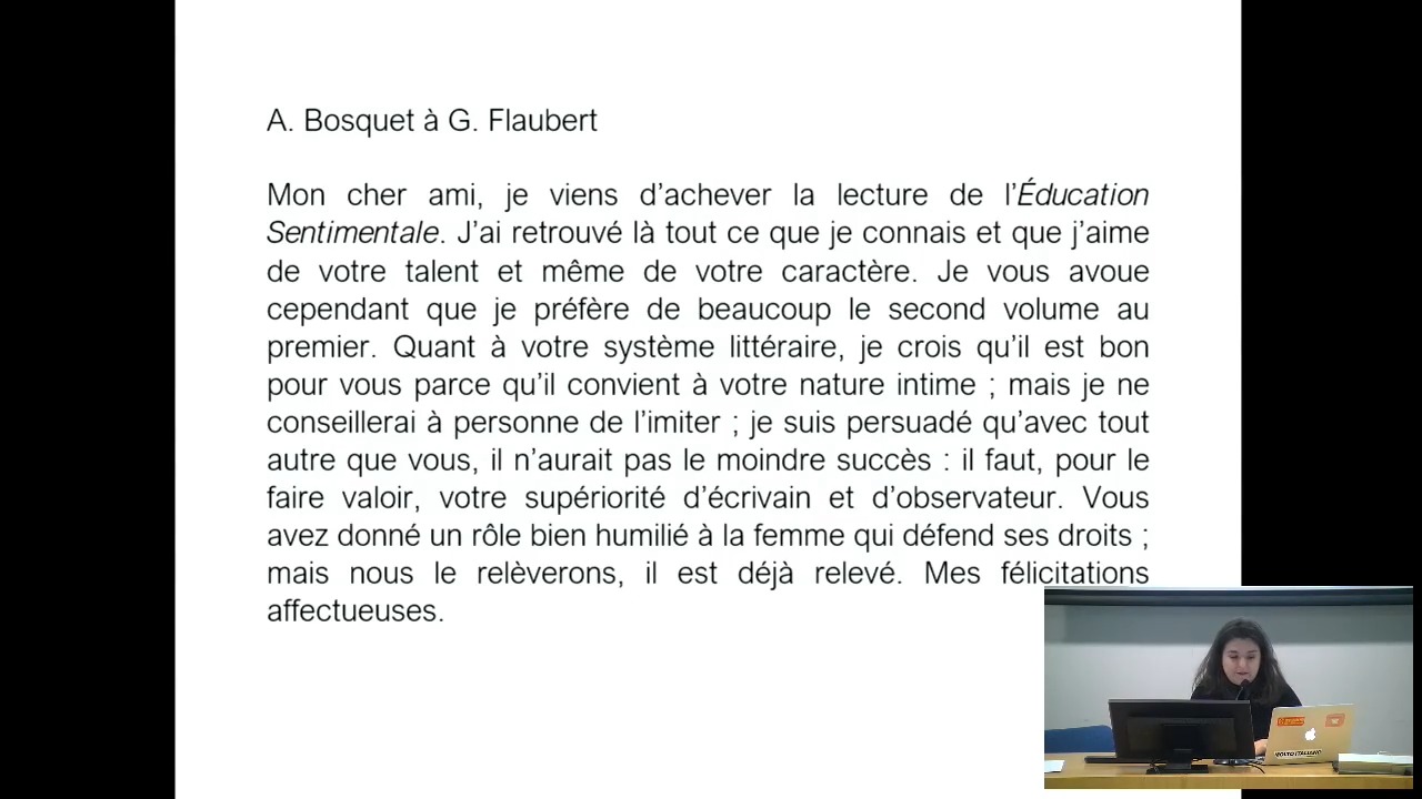 Amélie Bosquet et l’école réaliste: la querelle avec Gustave  Flaubert