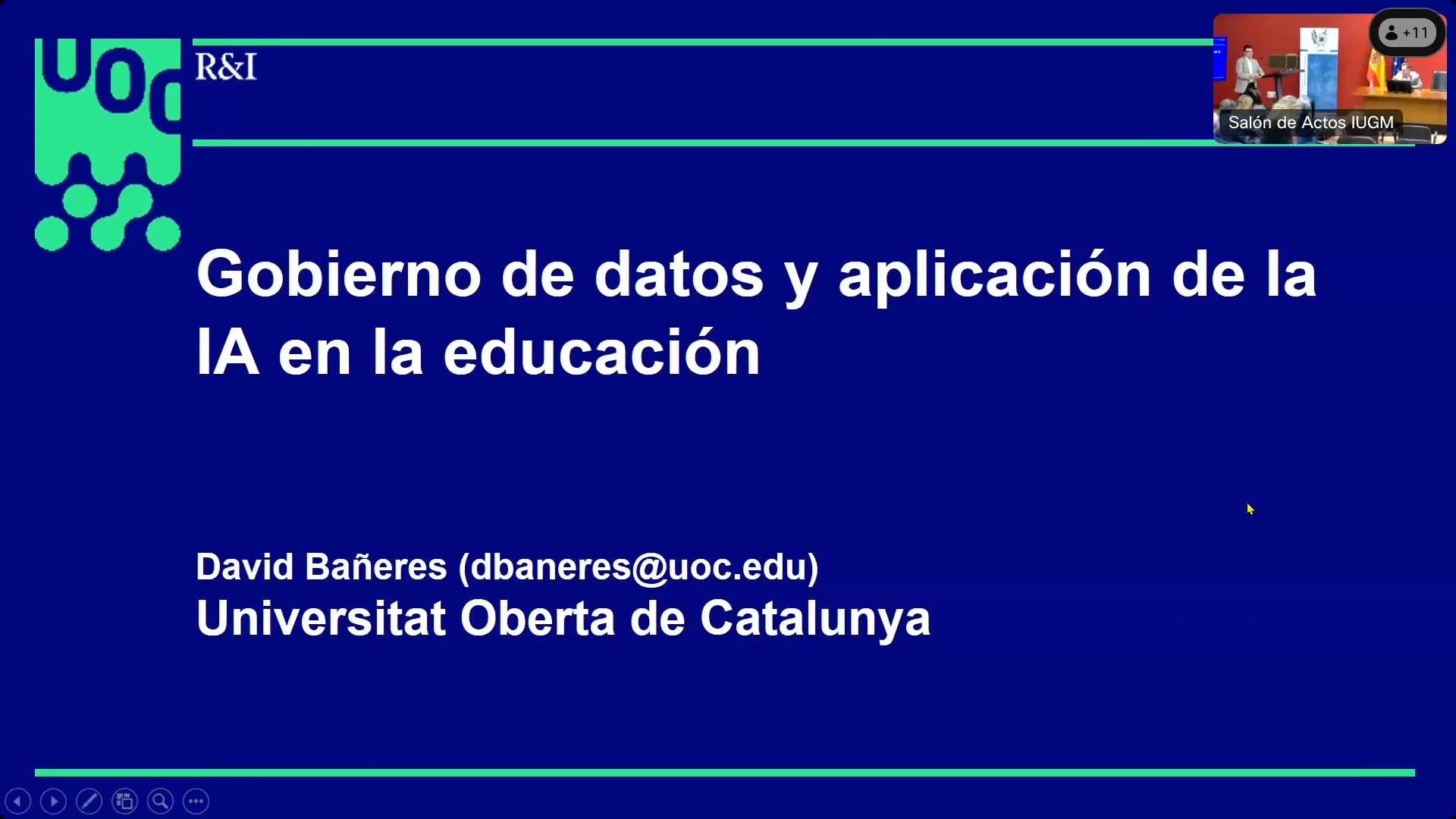 Gobierno de datos y aplicación de la IA en la educación