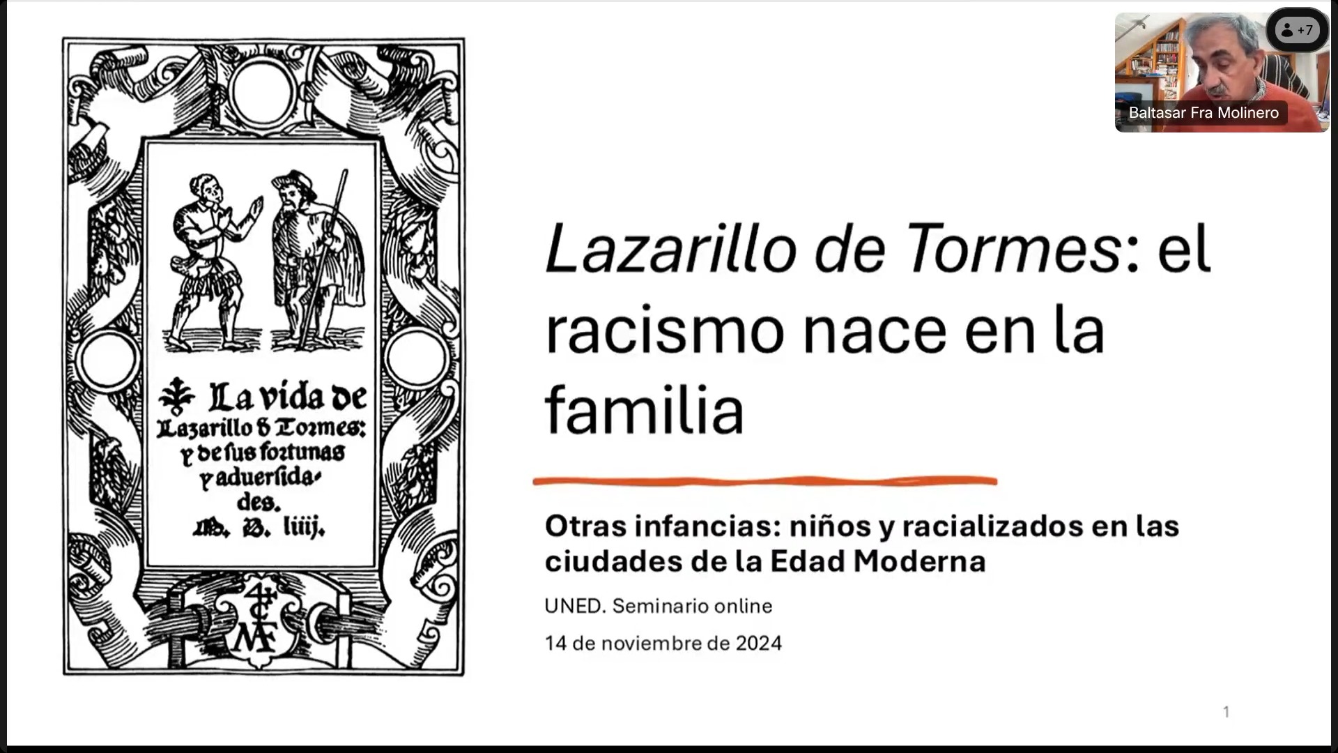 La racialización de la infancia en el Lazarillo de Tormes