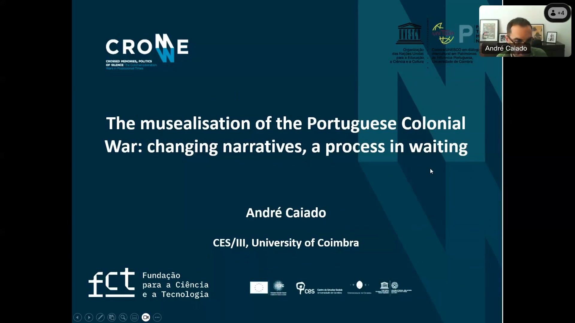 The musealisation of the Portuguese Colonial War:  changing narratives, a process in waiting