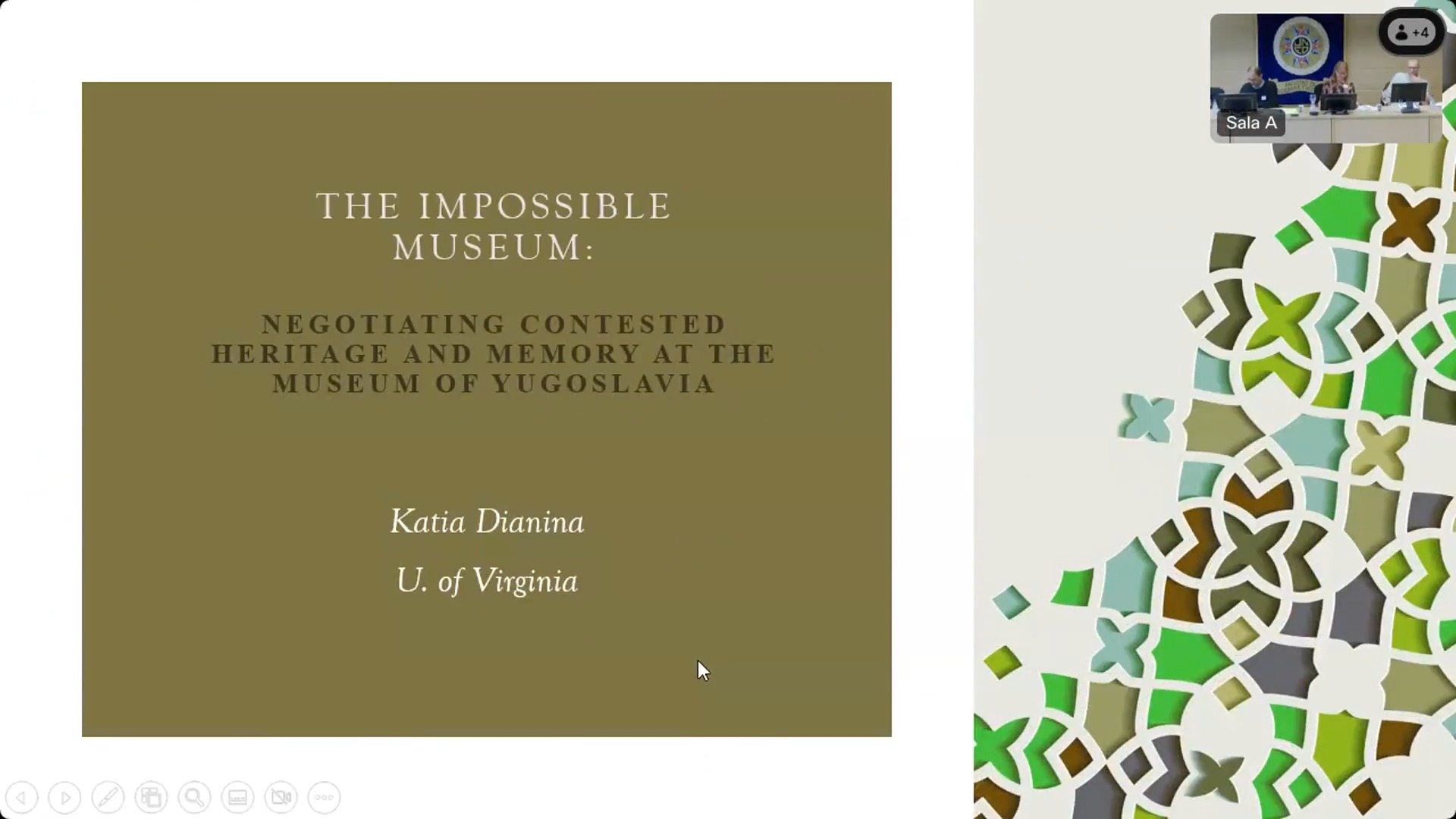 The Impossible Museum: Negotiating Contested  Heritage and Memory at the Museum of Yugoslavia