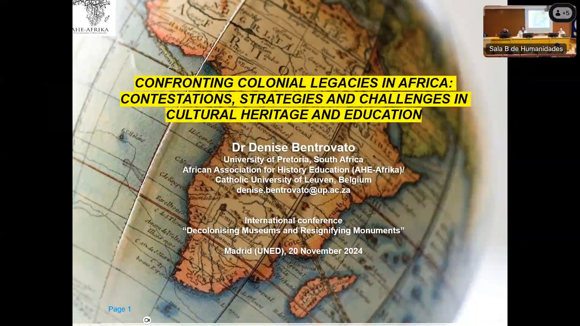 Confronting colonial legacies in África: Contestations, strategies and challenges in cultural heritage and education