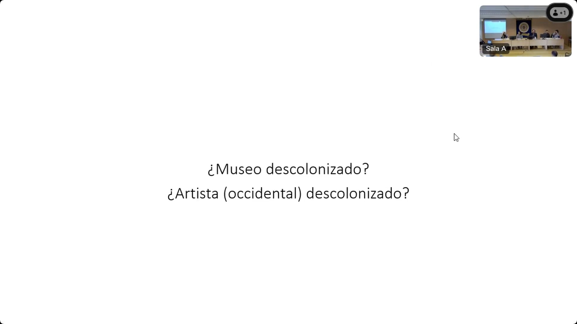 ¿Museo descolonizado?¿Artista (occidental) descolonizado?