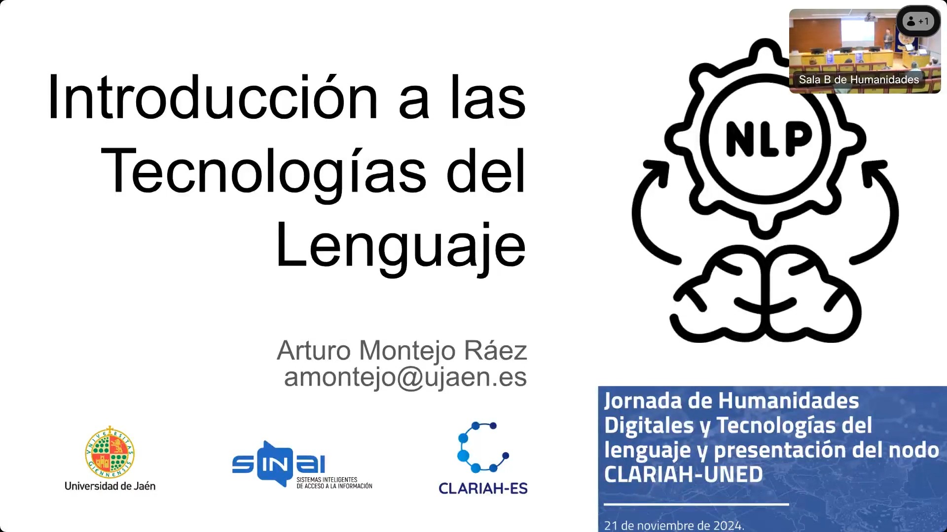 Introducción a las Tecnologías del Lenguaje