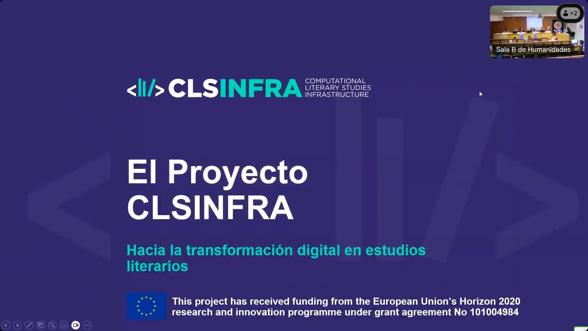 CLS Infra: Infraestructuras de Investigación para los Computer Literary Studies