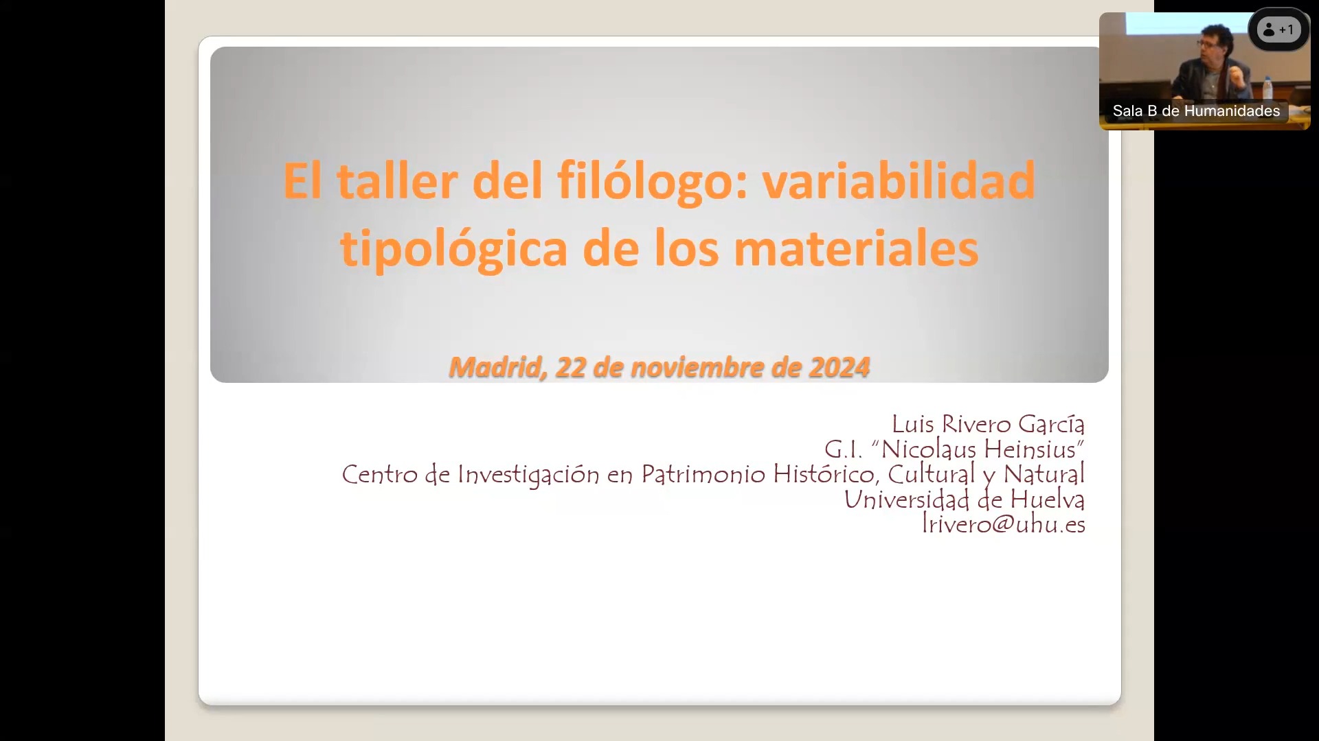 El taller del filólogo: variabilidad tipológica de los materiales