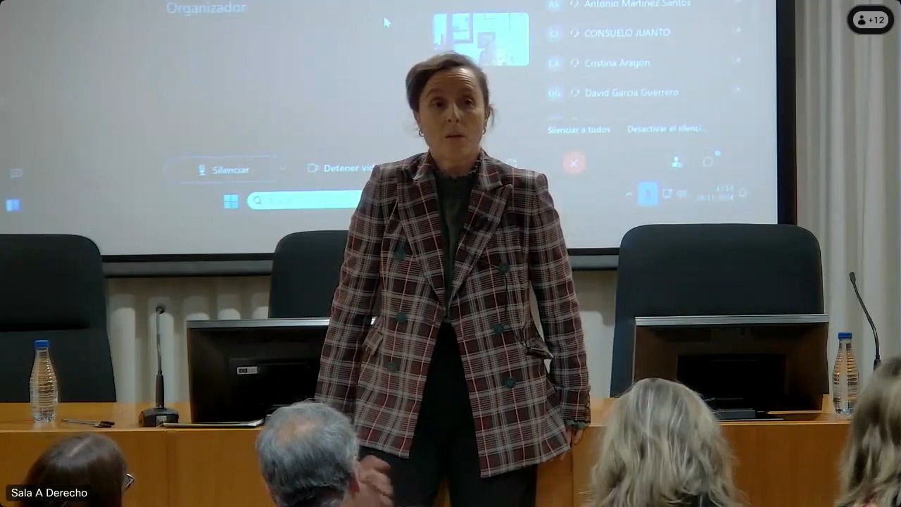 Presentación de candidatura y presentación de programa de la profesora Sonia Calaza López