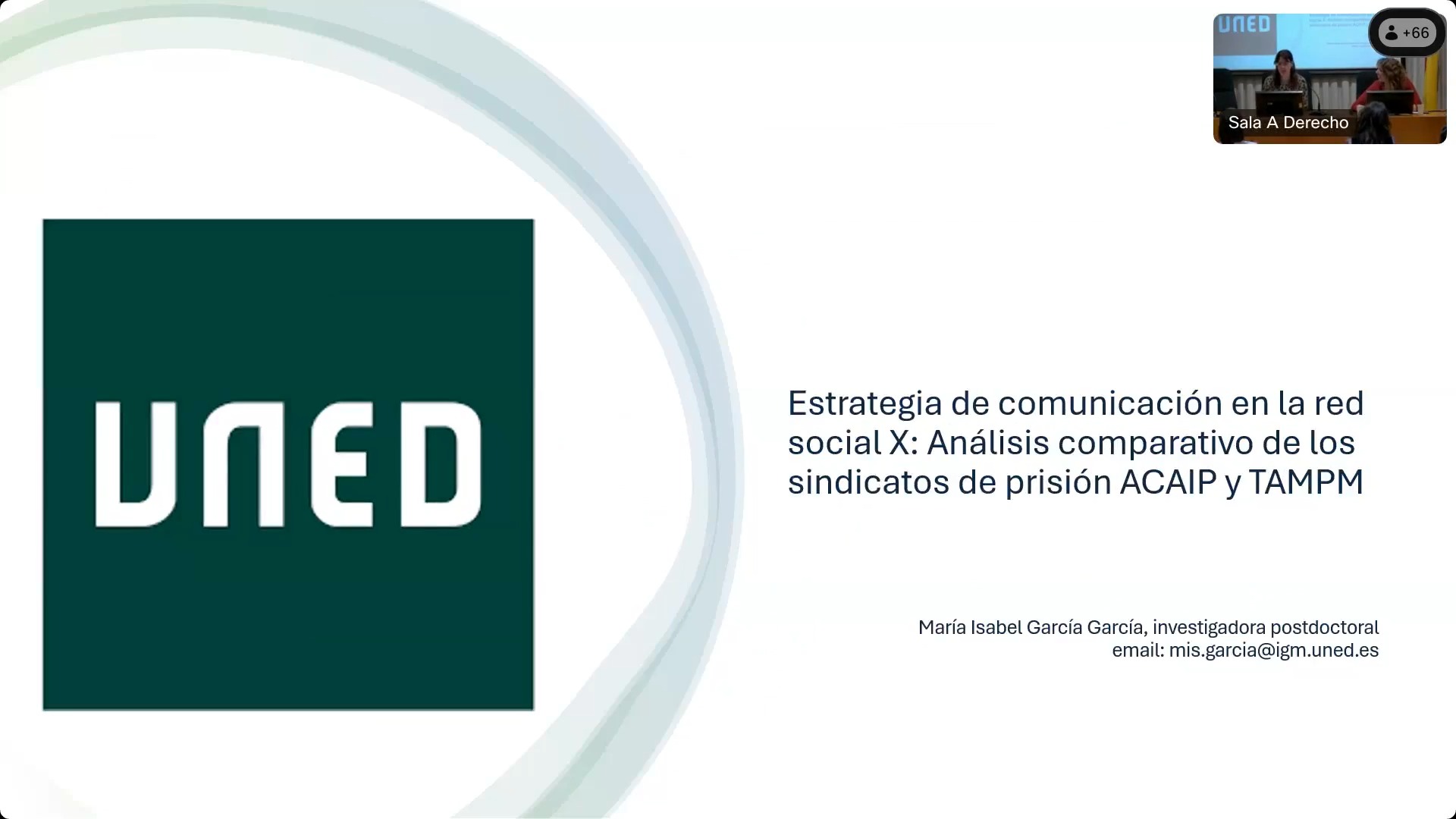 Estrategia de comunicación en la red social X: Análisis comparativo de los sindicatos de prisión ACAIP y TAMPM