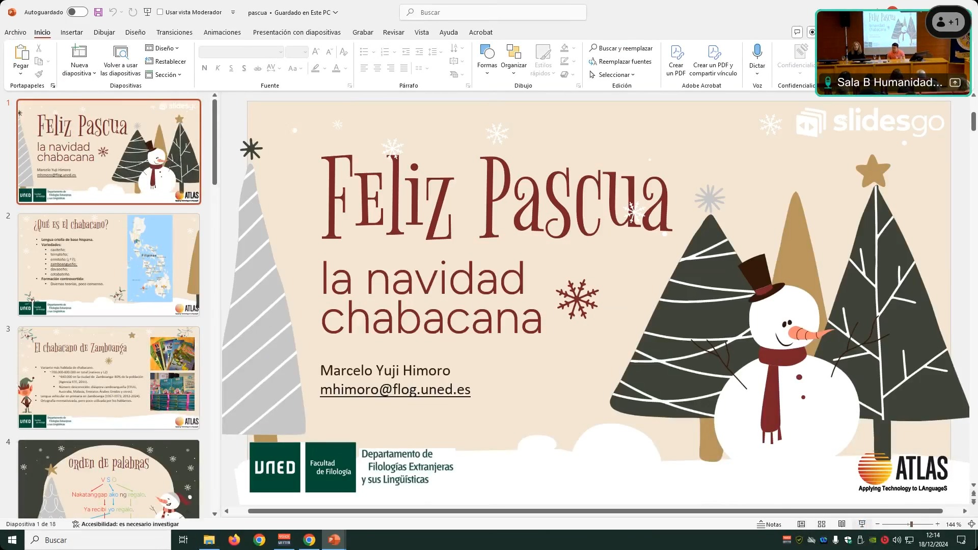 Feliz Pascua: La Navidad Chabacana