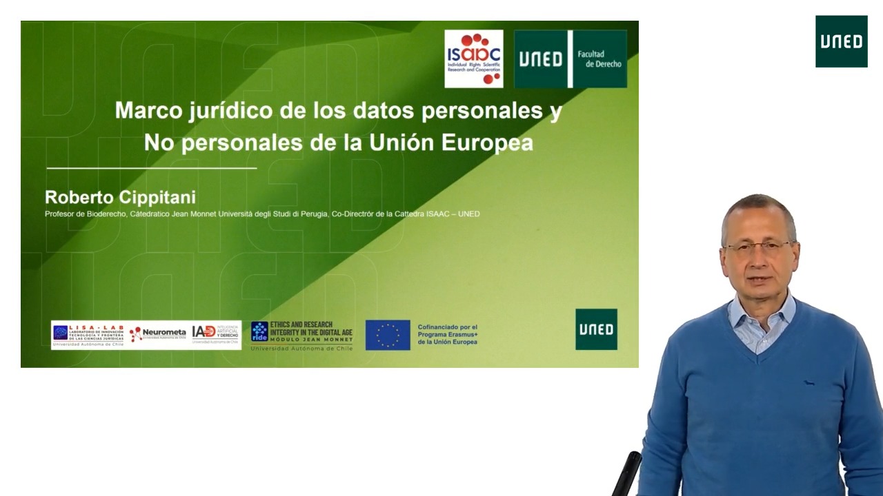 Marco jurídico de datos personales y no personales en la UE, presentación
