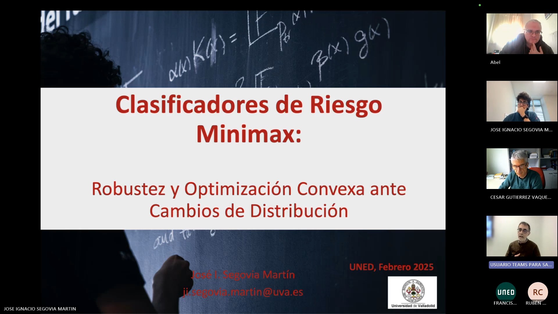 Clasificadores de Riesgo Minimax: Robustez y Optimización Convexa ante Cambios de Distribución