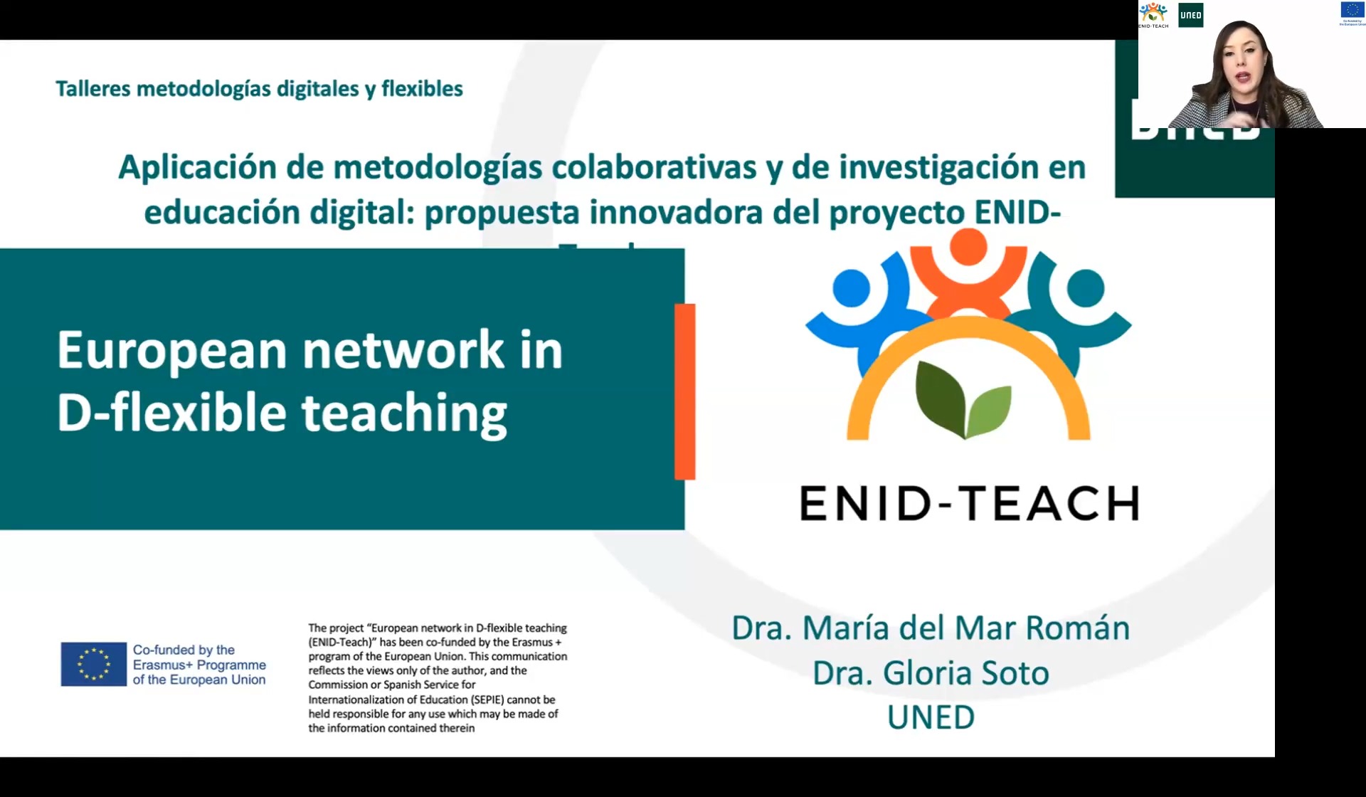 Aplicación de Metodologías colaborativas y de investigación en educación digital: Propuesta innovadora del proyecto ENID-Teach