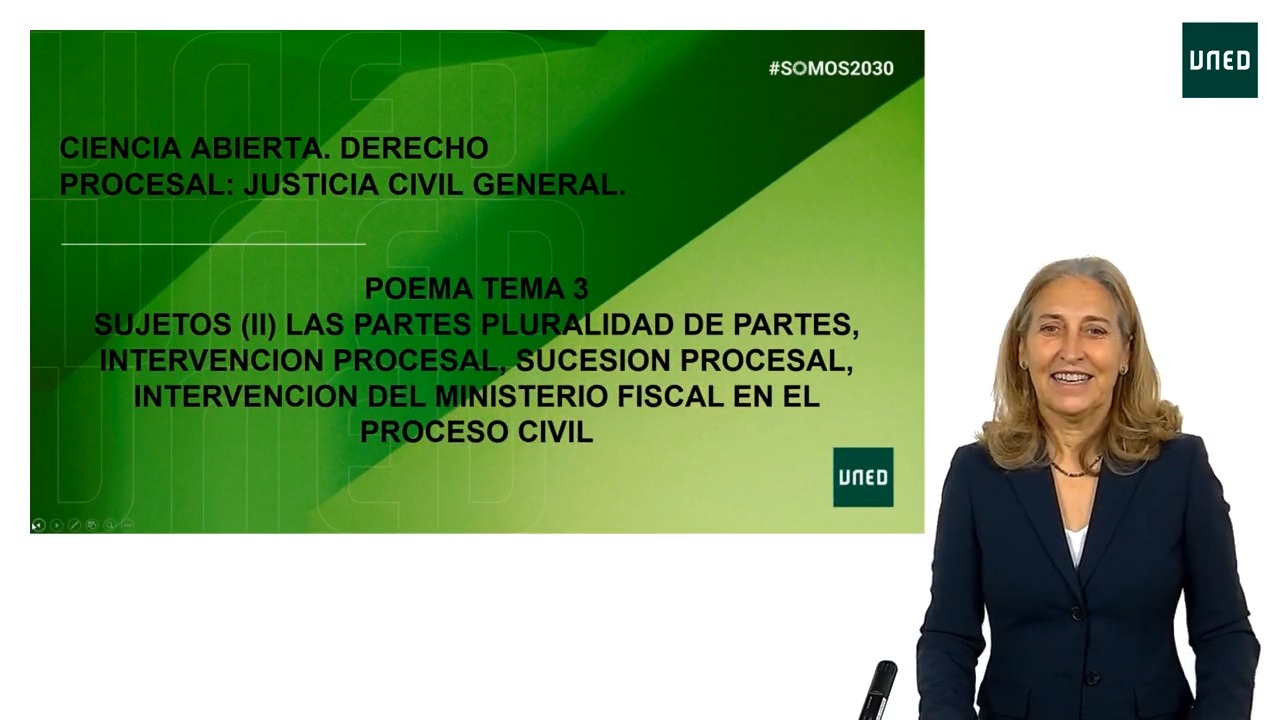 UNIDAD 3. Sujetos del proceso civil. POEMA