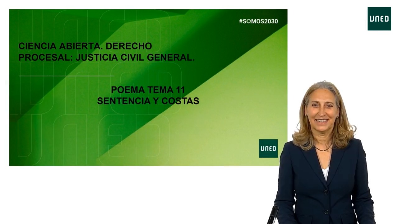 UNIDAD 11. Sentencia y Costas. POEMA