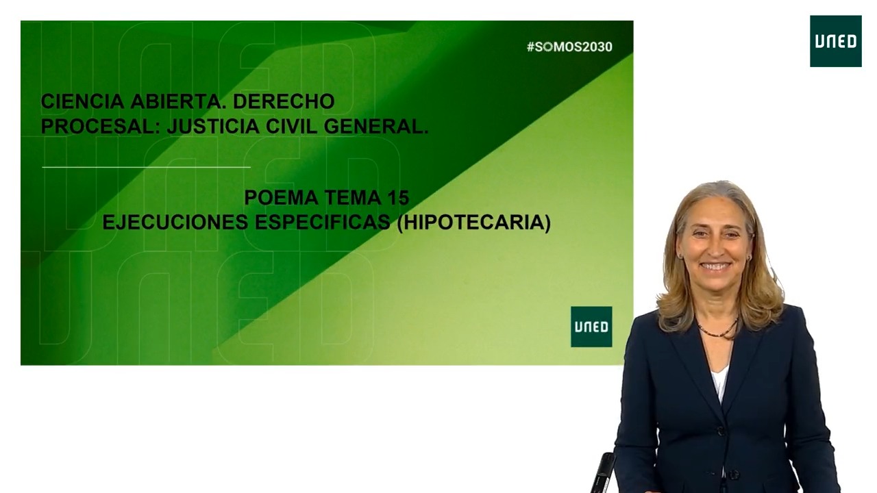 UNIDAD 15. Ejecuciones específicas. POEMA