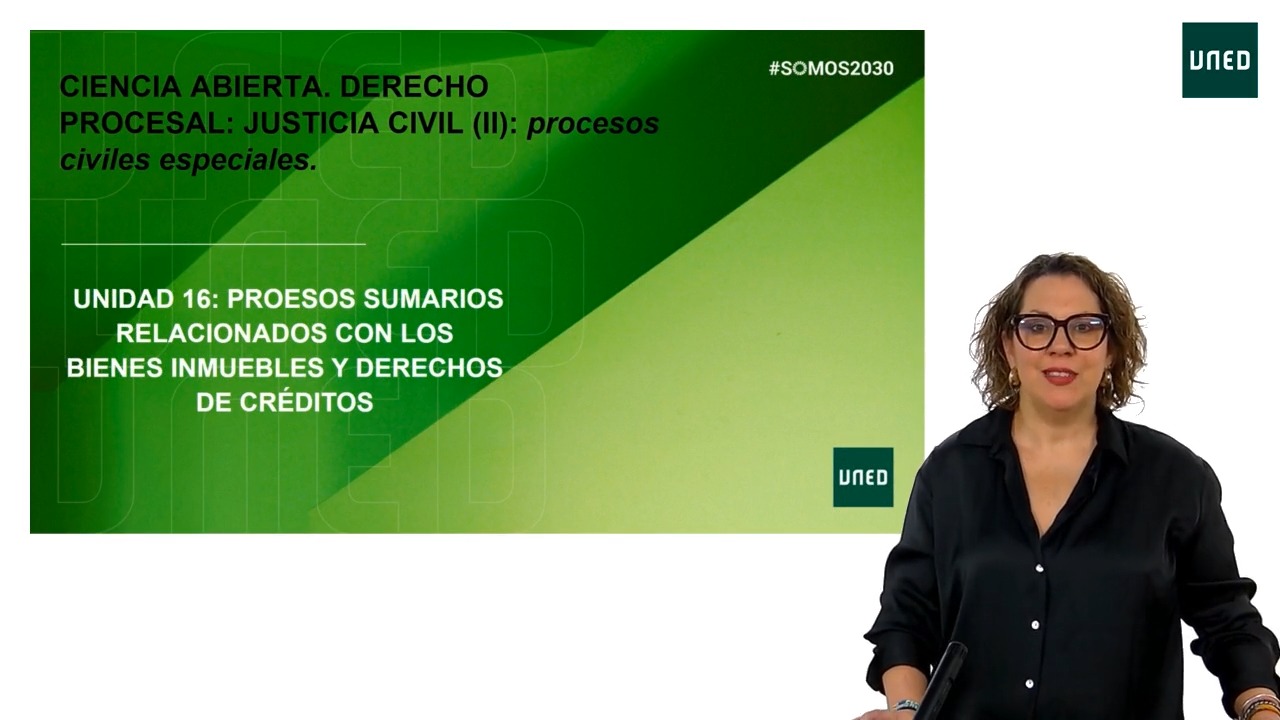 Unidad 16: Procesos de derechos reales inscritos en el Registro de la Propiedad