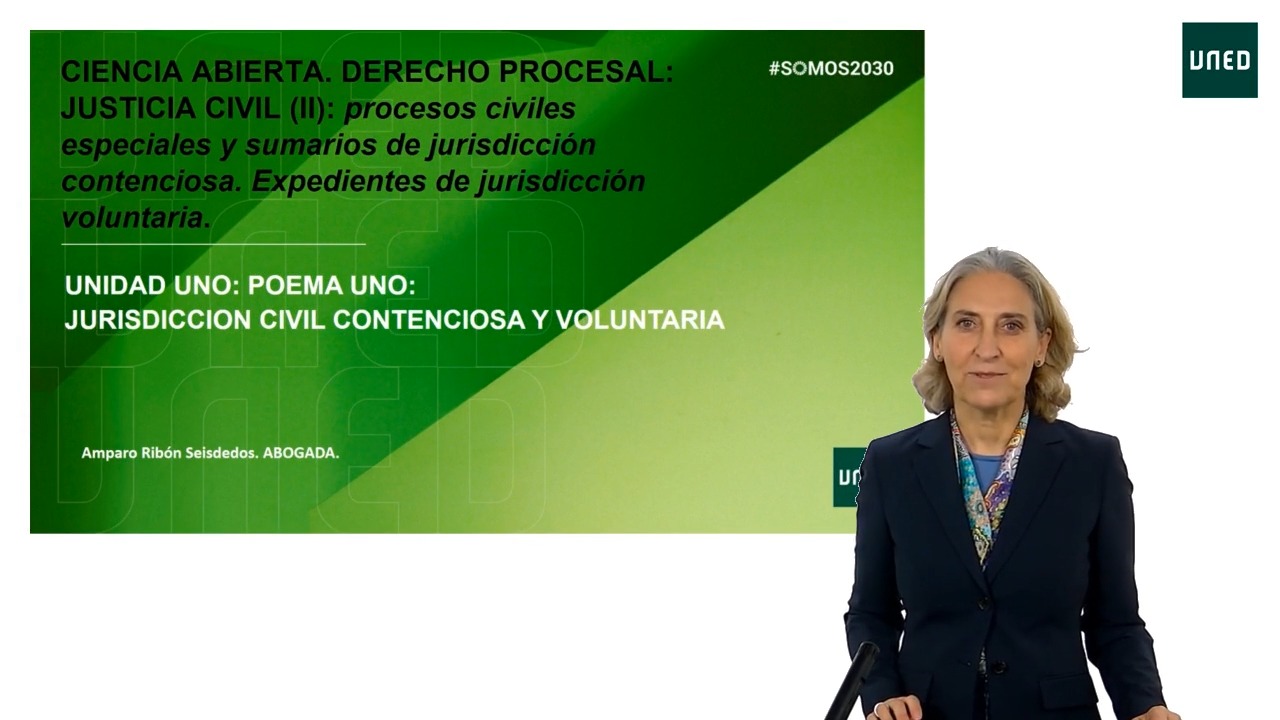 Poema 1: Jurisdicción civil contenciosa y voluntaria
