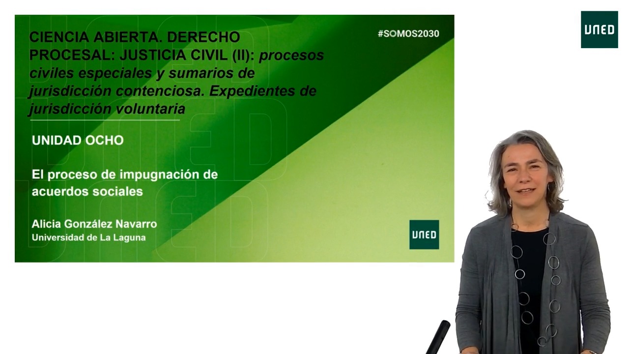 Unidad 8: Procesos de impugnación de acuerdos sociales adoptados por Juntas o Asambleas Generales o especiales de socios o de obligacionistas o por órganos colegiados de administración en entidades mercantiles.