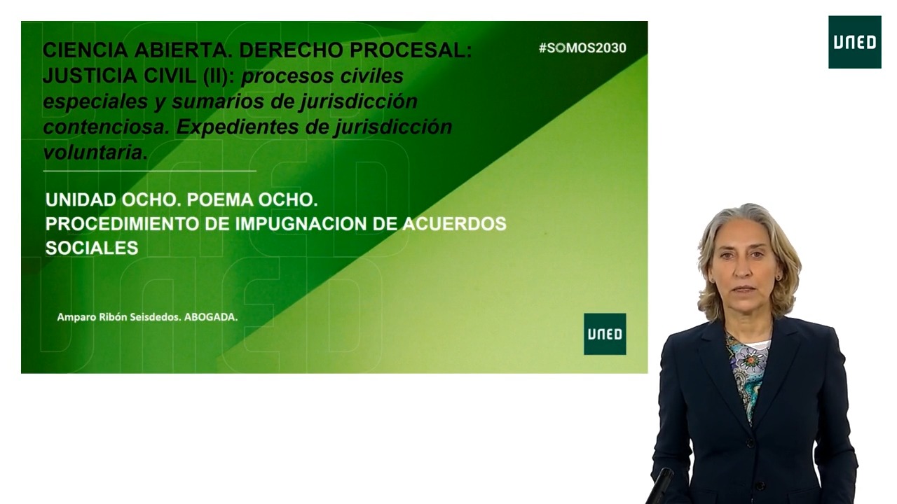 Poema 8: Proceso de impugnación de acuerdos sociales