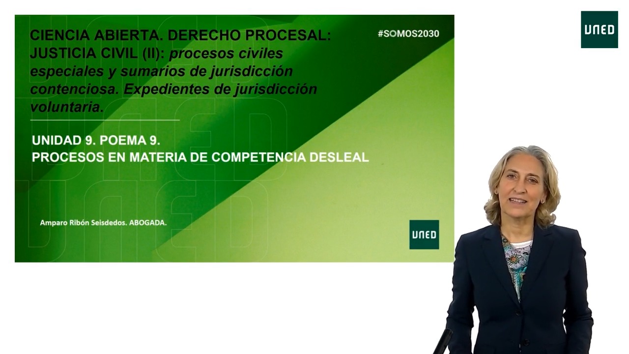 Poema 9: Procesos en materia de competencia desleal y defensa de la competencia