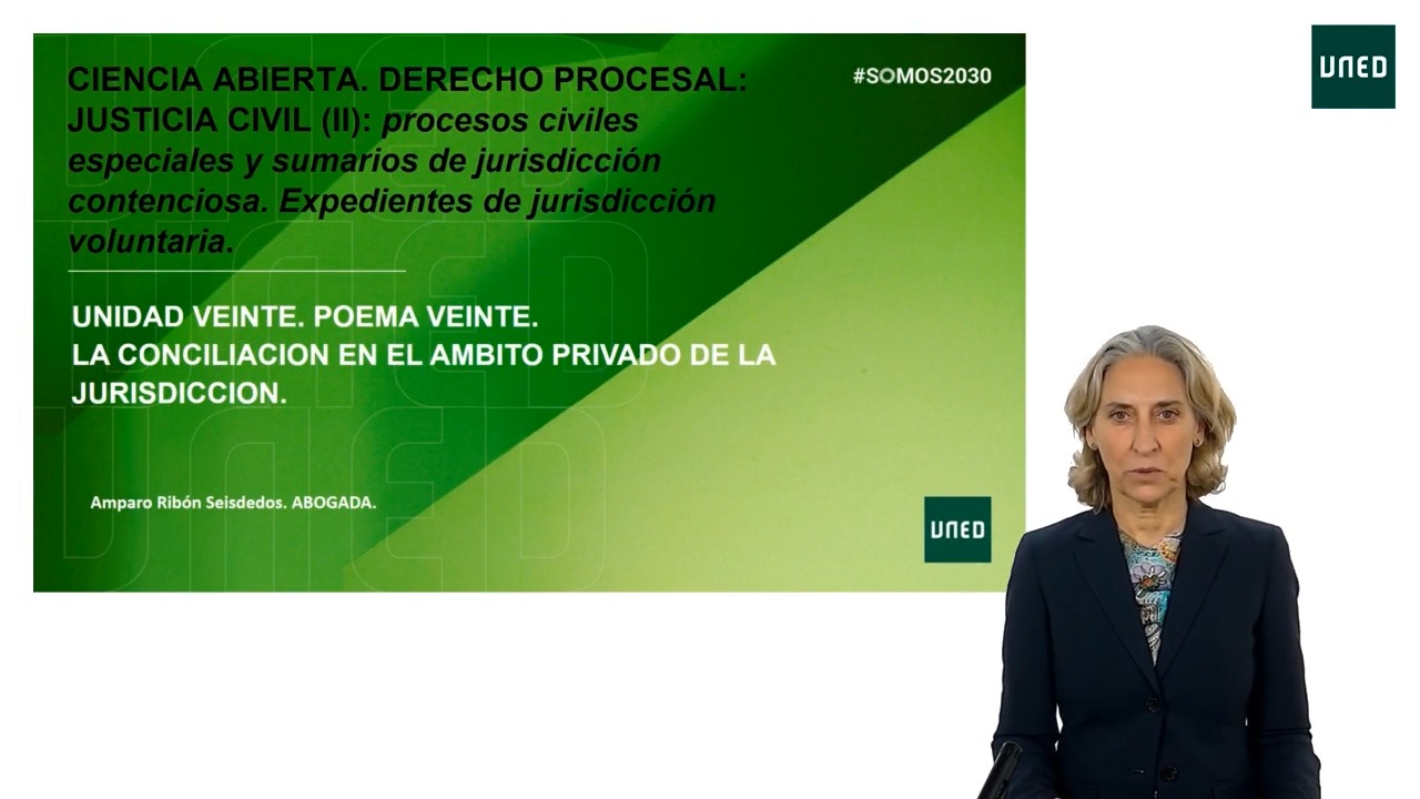 Poema 20: La conciliación en el ámbito privado de la jurisdicción