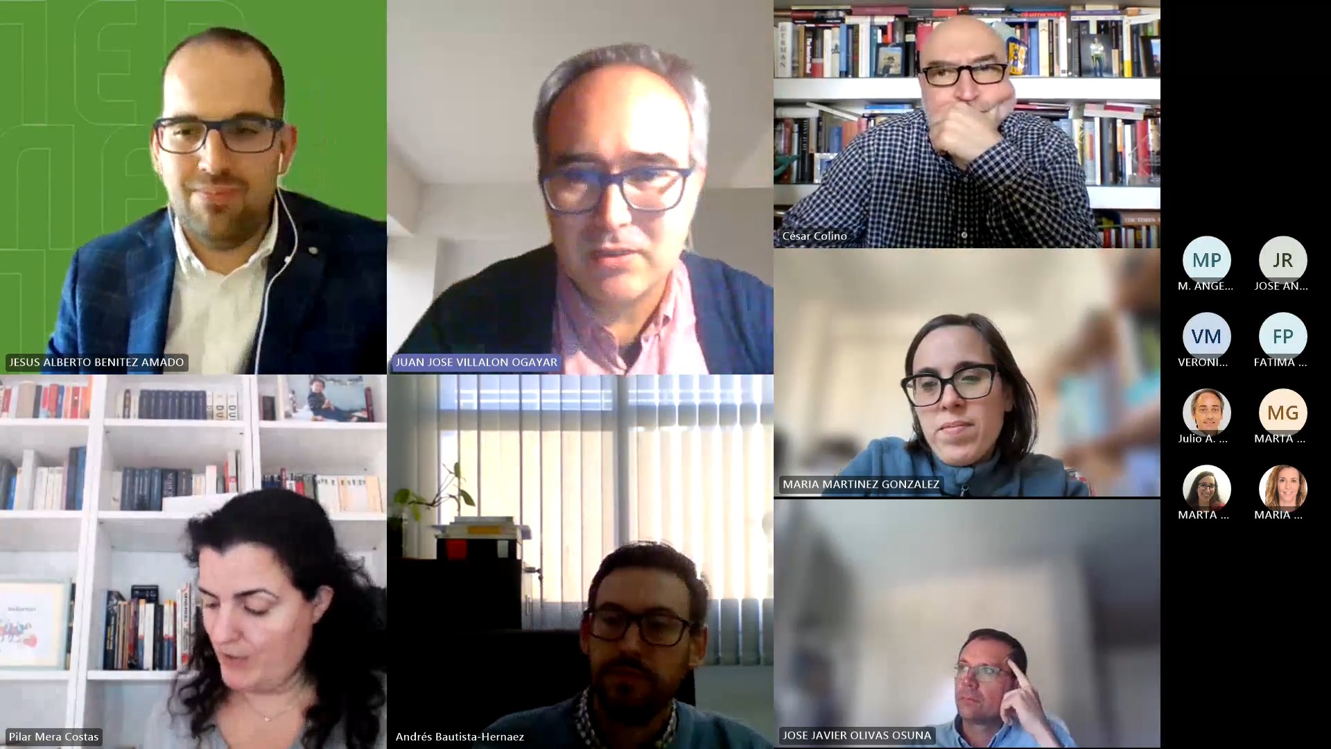 Clausura de las I Jornadas de Buenas Prácticas Docentes e Innovación de la Facultad de Ciencias Políticas y Sociología