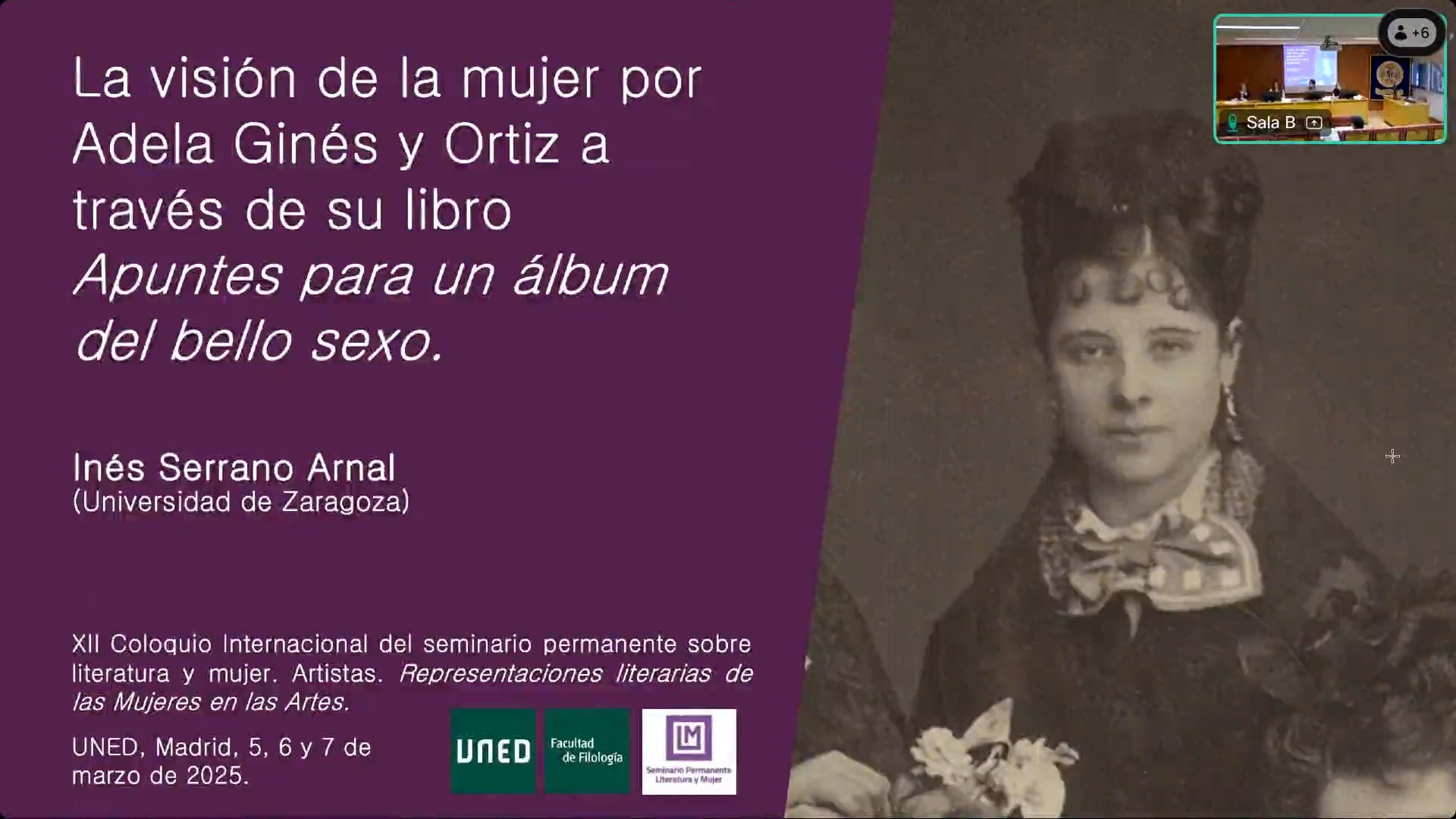 La visión de la mujer por Adela Ginés y Ortiz a través de su libro Apuntes para un Álbum del bello sexo