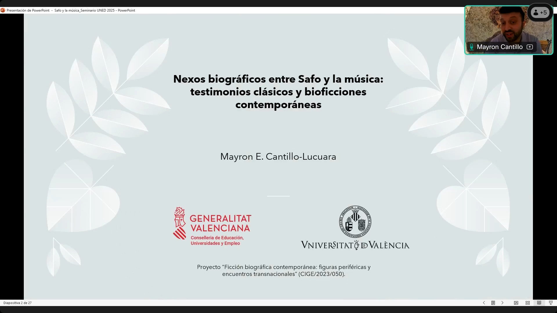 Nexos biográficos entre Safo y la música: testimonios clásicos y bioficciones contemporáneas