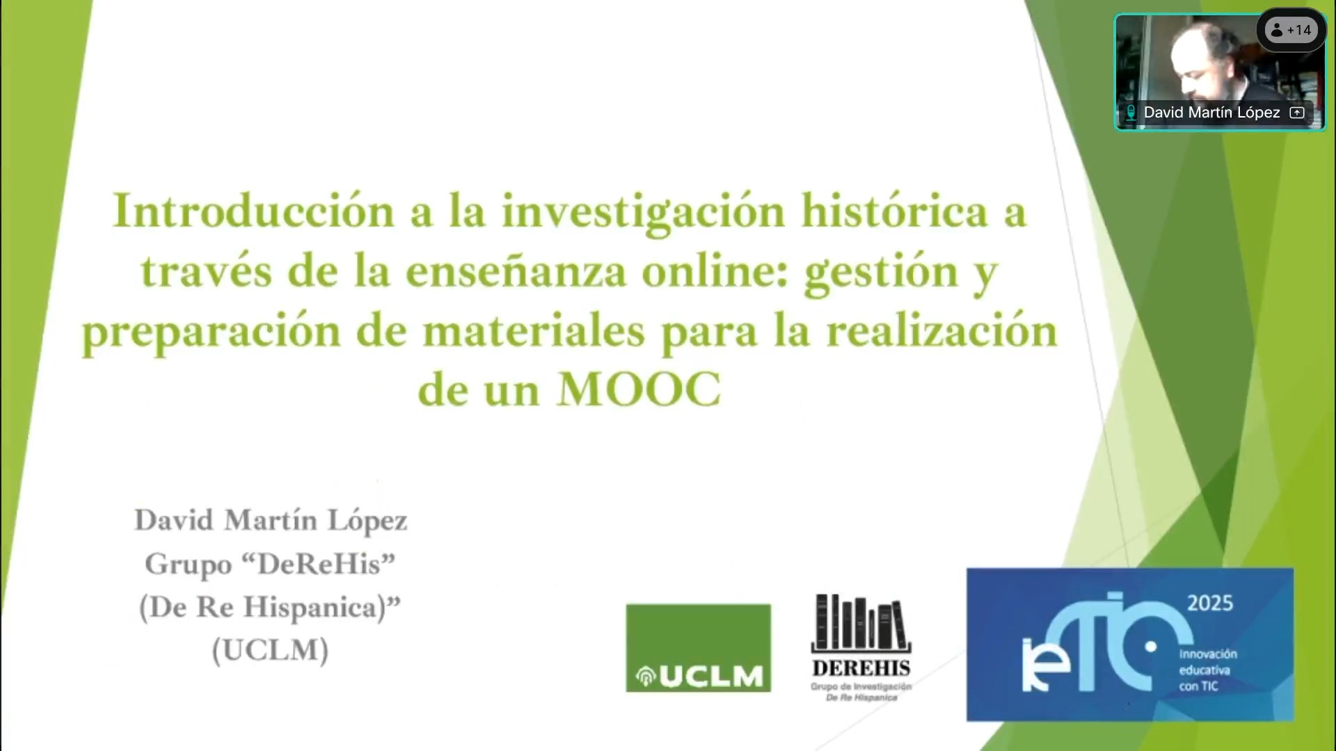 Introducción a la investigación histórica a través de la enseñanza online: gestión y preparación de materiales para la realización de un MOOC