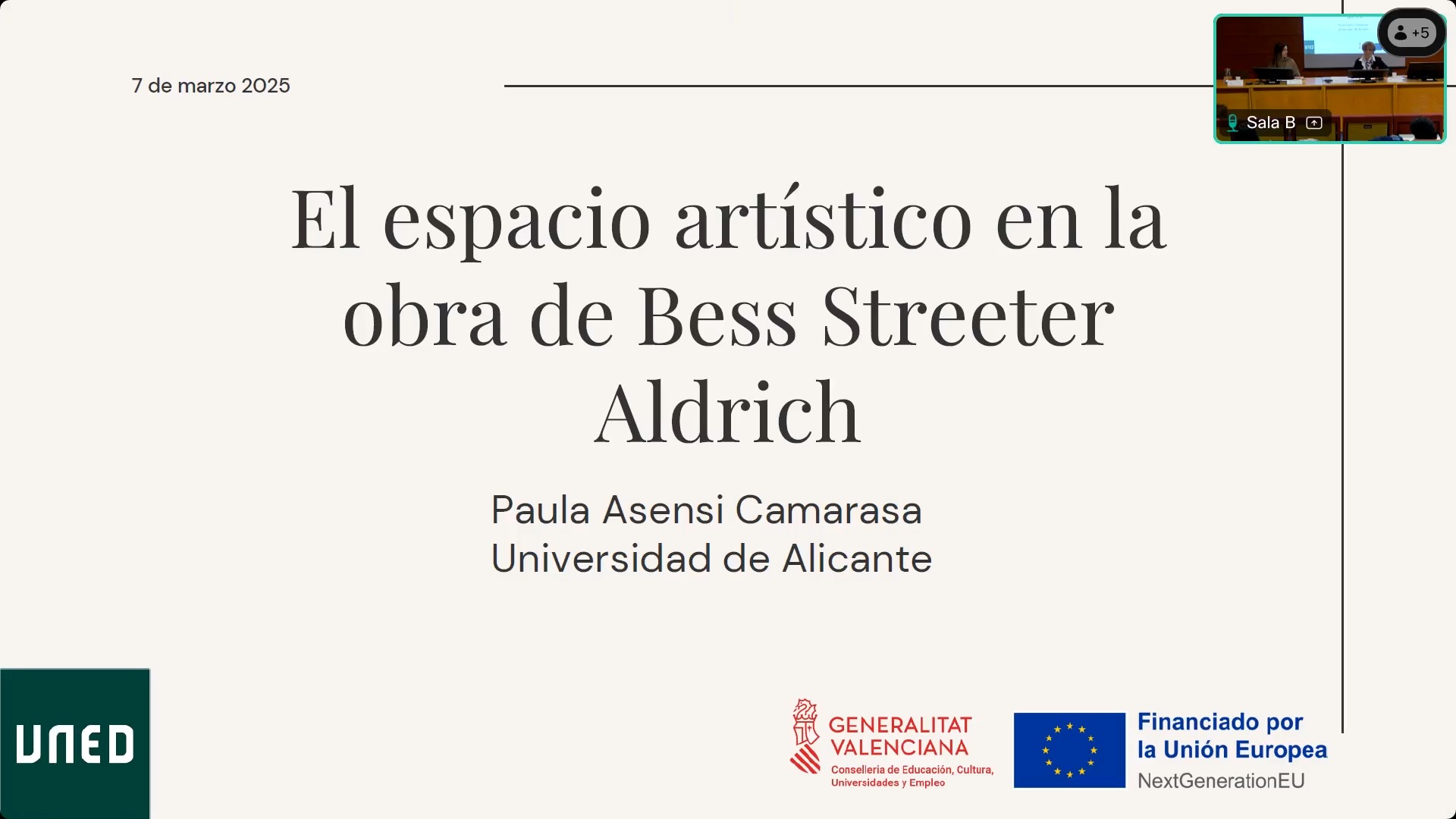 El espacio artístico en la obra de Bess Streeter Aldrich