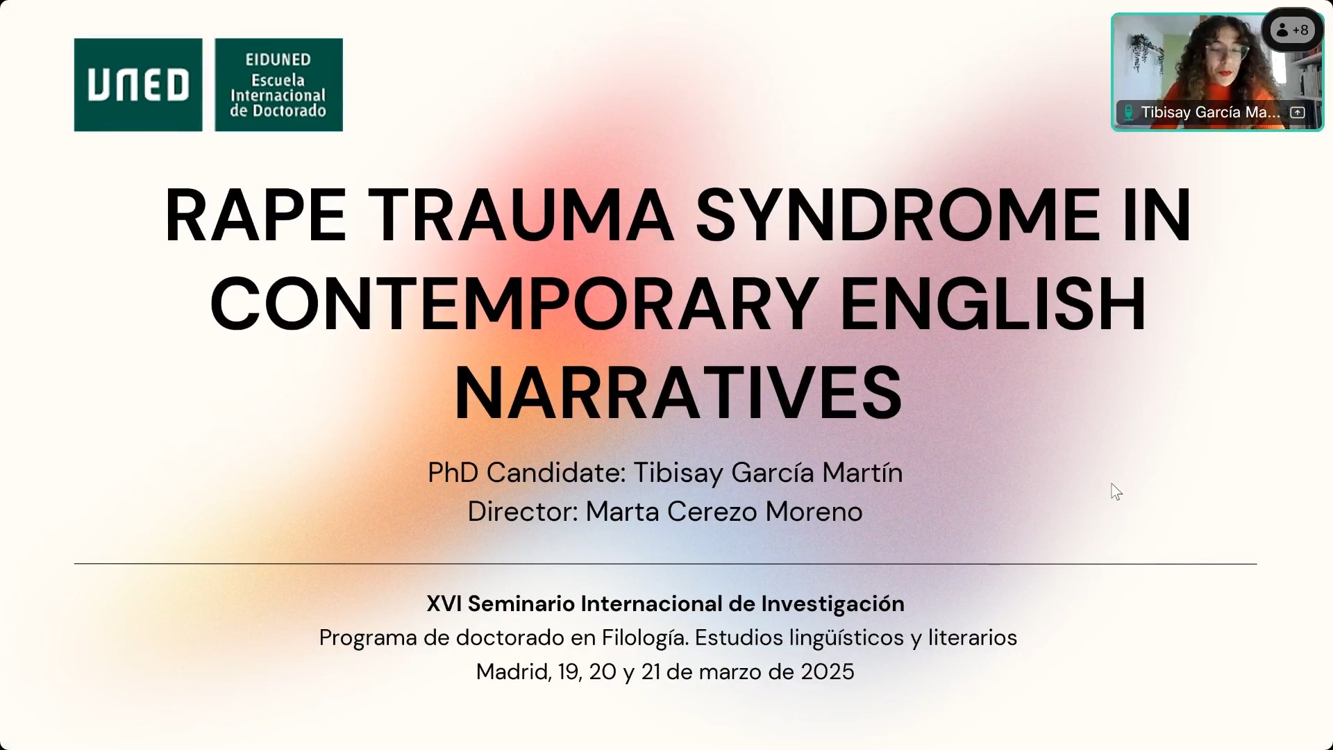 Rape Trauma Syndrome in Contemporary English Narratives