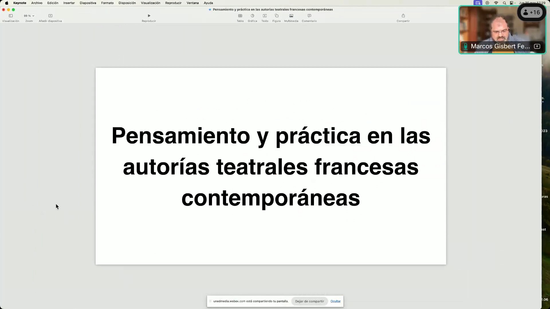 Pensamiento y práctica en las autorías teatrales francesas contemporáneas