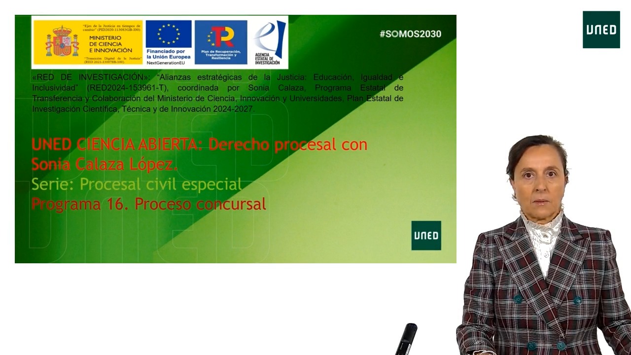 Programa 16. Proceso concursal.