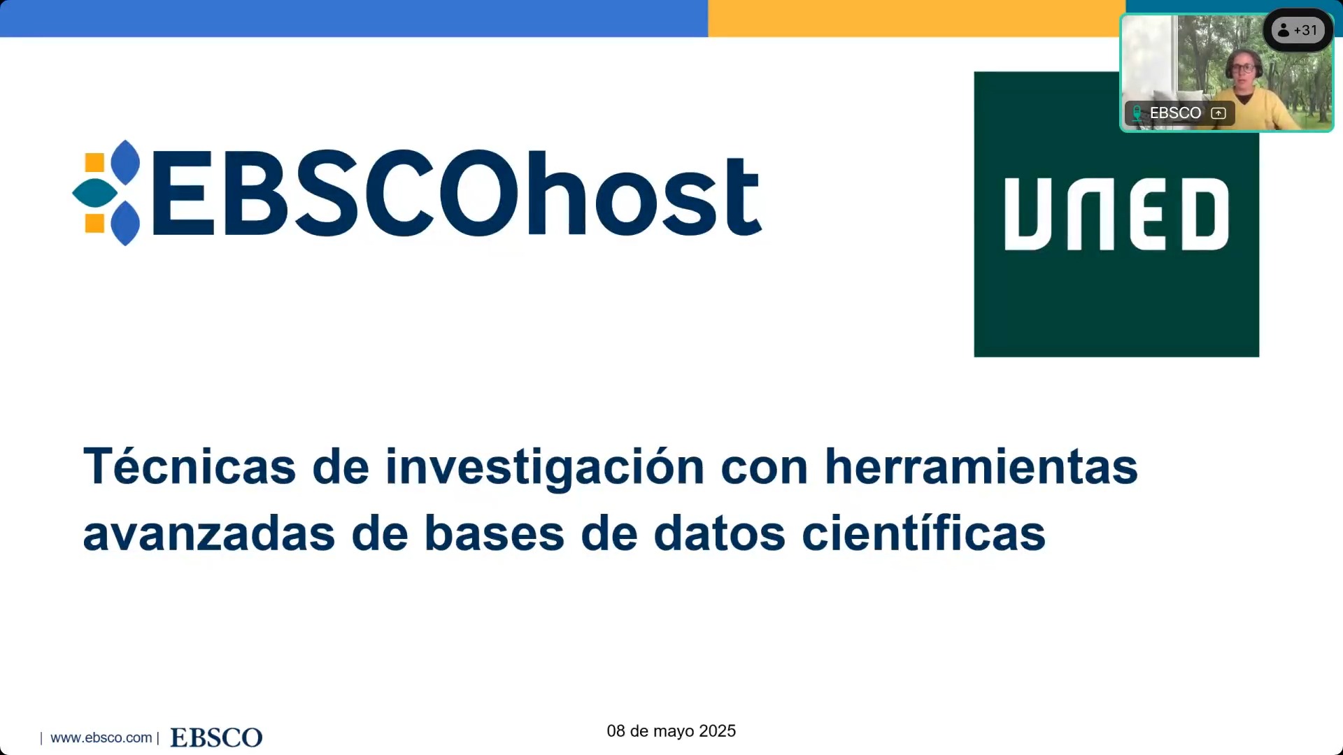 Técnicas de investigación en la nueva interfaz de EBSCO